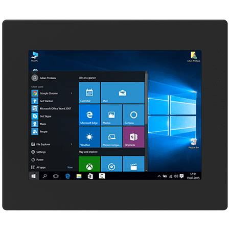 Winmate R12IAD3S-PMM2 12.1 Inch Panel Mount Panel PC - Image 2