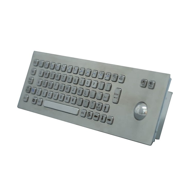 RUGGED RKB-8603 Compact Industrial Keyboard with Trackball - Image 3