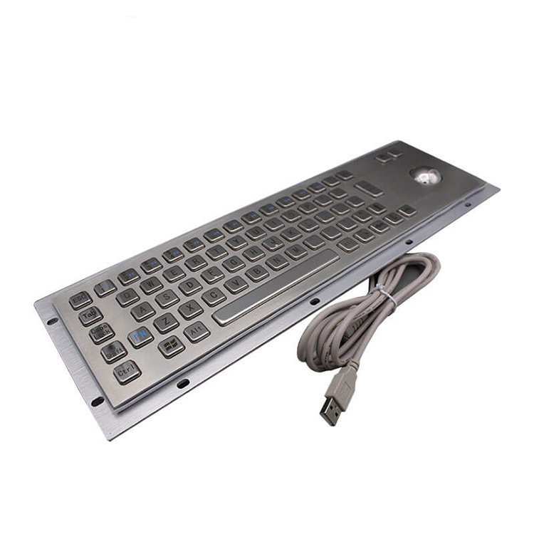 RUGGED RKB-D-8602 Panel Mount Stainless Steel Metal keyboard - Image 2