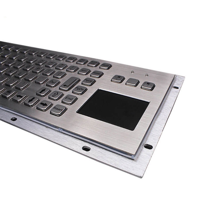RUGGED RKB-D-8606T Stainless Steel Keyboard With Touchpad - Image 2