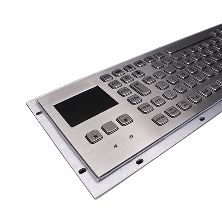 RUGGED RKB-D-8606T Stainless Steel Keyboard With Touchpad - Image 4