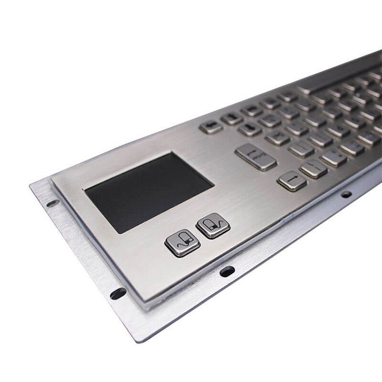 RUGGED RKB-D-8607 Panel Mount Kiosk Keyboard With Touchpad - Image 4