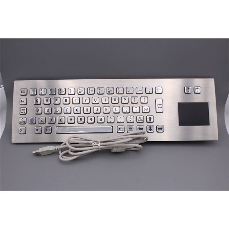 RUGGED RKB-D-8608 Stainless Steel Keyboard With Touchpad - Image 6
