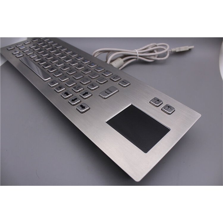 RUGGED RKB-D-8608 Stainless Steel Keyboard With Touchpad - Image 7