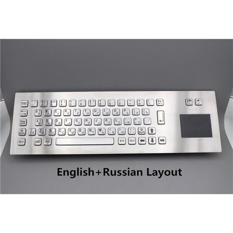 RUGGED RKB-D-8608 Stainless Steel Keyboard With Touchpad - Image 9