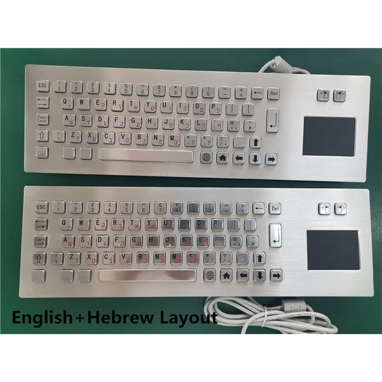 RUGGED RKB-D-8608 Stainless Steel Keyboard With Touchpad - Image 10