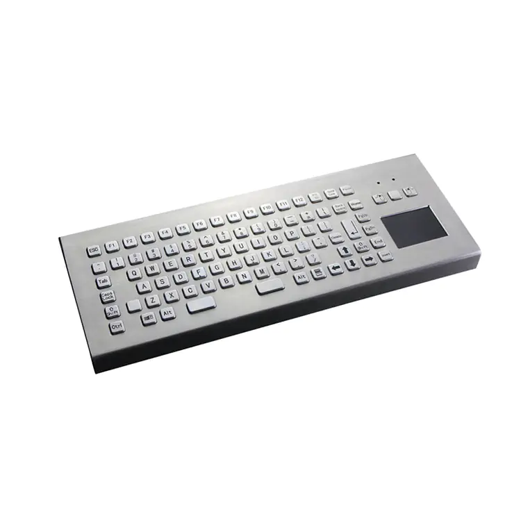 RUGGED RKB-D-8611-DESK Desktop Stainless Steel Keyboard - Image 3
