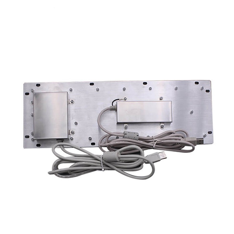 RUGGED RKB-D-8635G Stainless Steel Keyboard With Trackball - Image 5