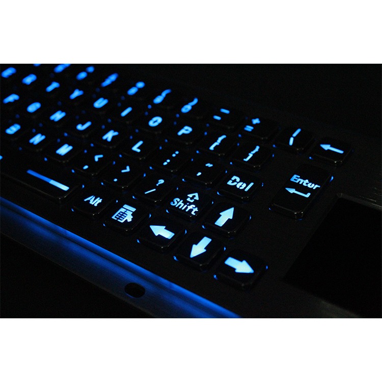 RUGGED RKB-D-8635T-BL Industrial Grade Keyboard With Touchpad - Image 2