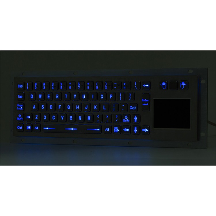 RUGGED RKB-D-8635T-BL Industrial Grade Keyboard With Touchpad - Image 3