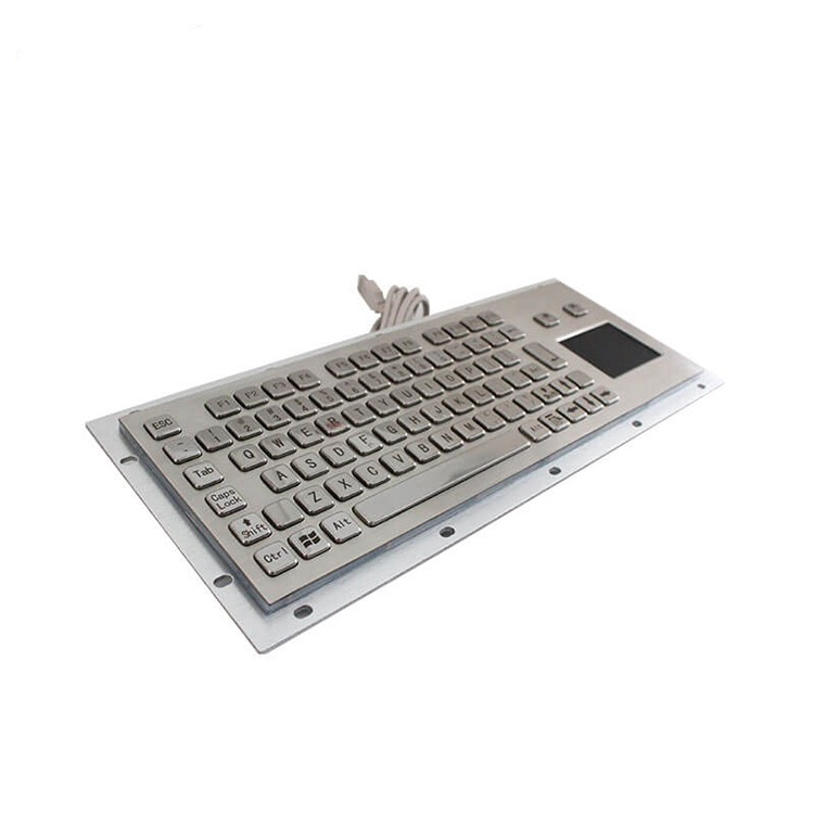 RUGGED RKB-D-8669 Industrial Metal Keyboard With Touchpad - Image 3