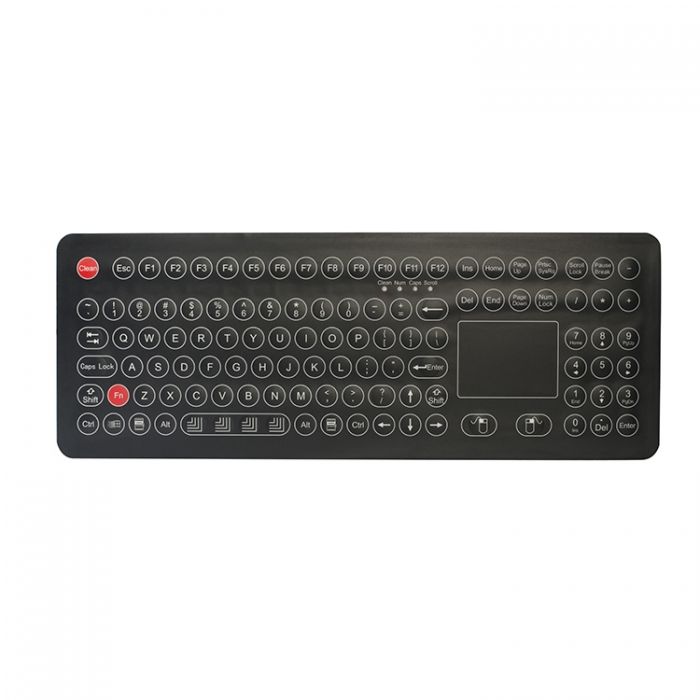 RUGGED RKB-D396TP-KP-FN-DT Industrial Rugged Keyboard - Image 2