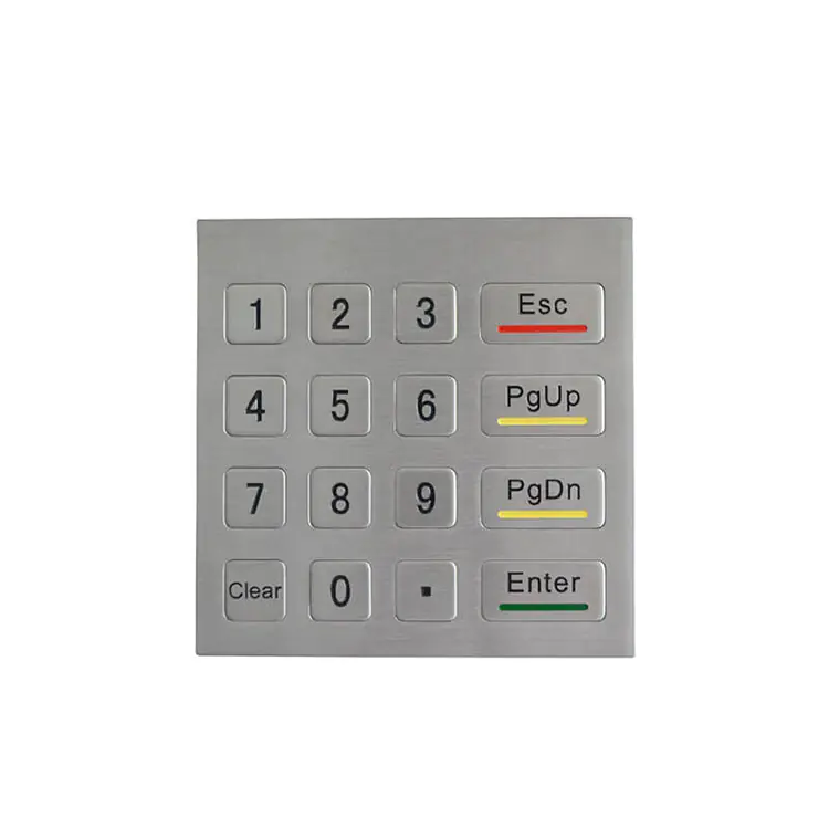 RUGGED RKP-ACCESS-03 Stainless Steel Alpha-Numeric Keypad For Access Control