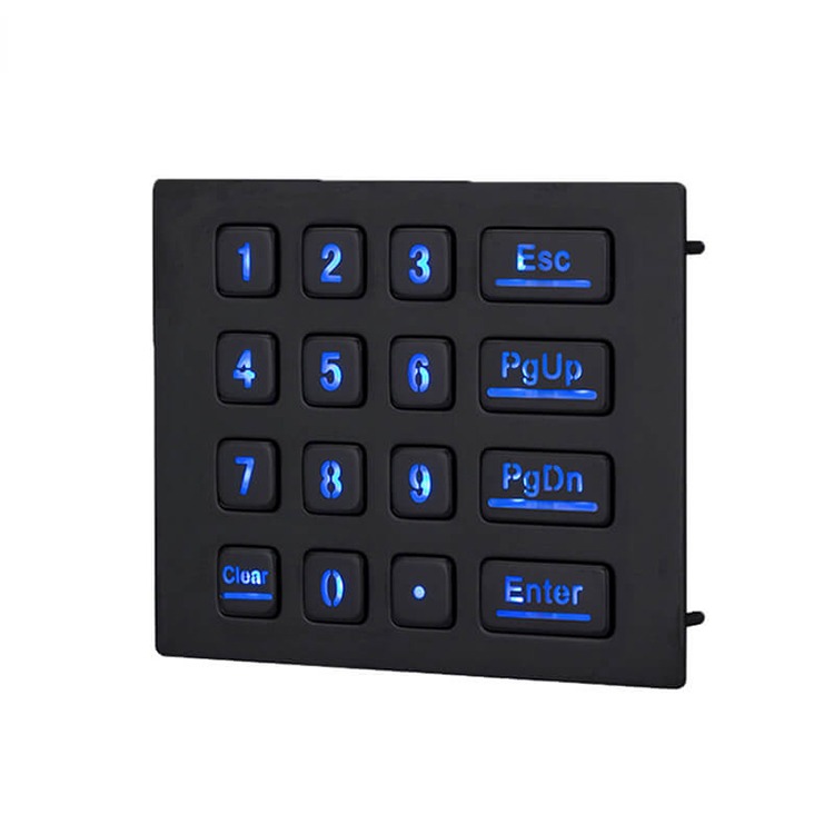RUGGED RKP-MINI-16-BL Mini Stainless Steel Keypad - Image 2