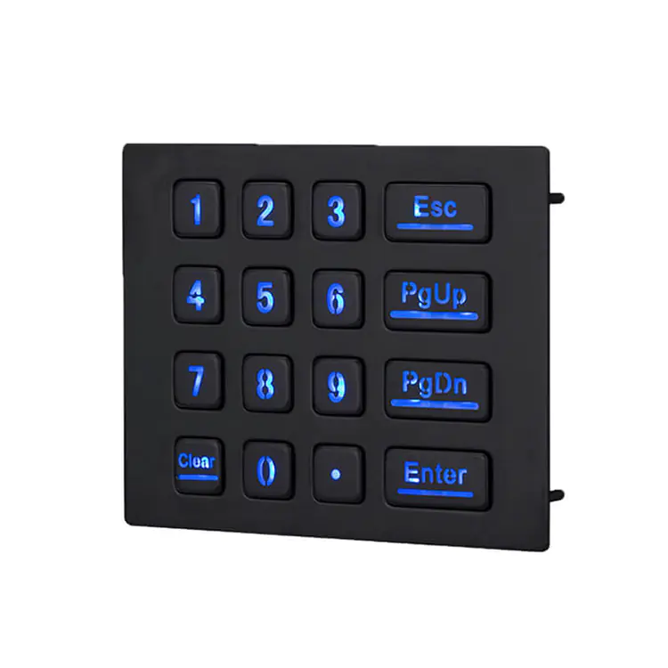 RUGGED RKP-MINI-16-BL Mini Stainless Steel Keypad - Image 2