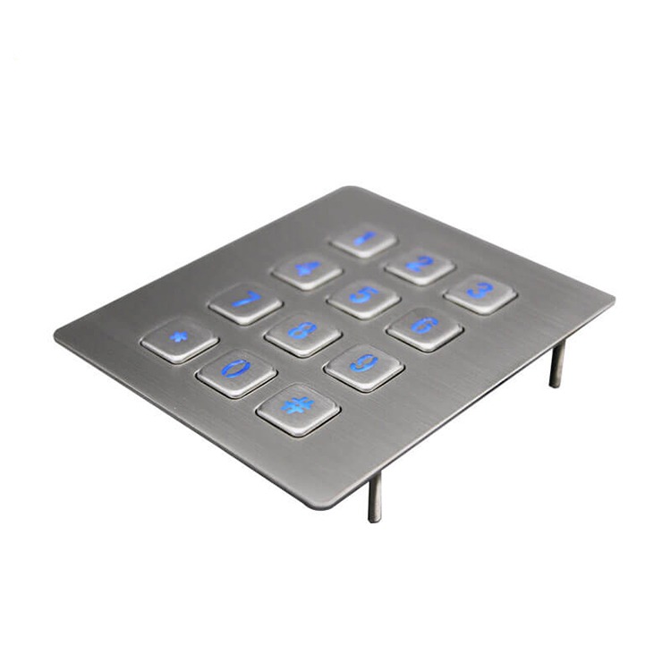 RUGGED RKP-MSS-BL Backlit Stainless Steel Keypad - Image 2
