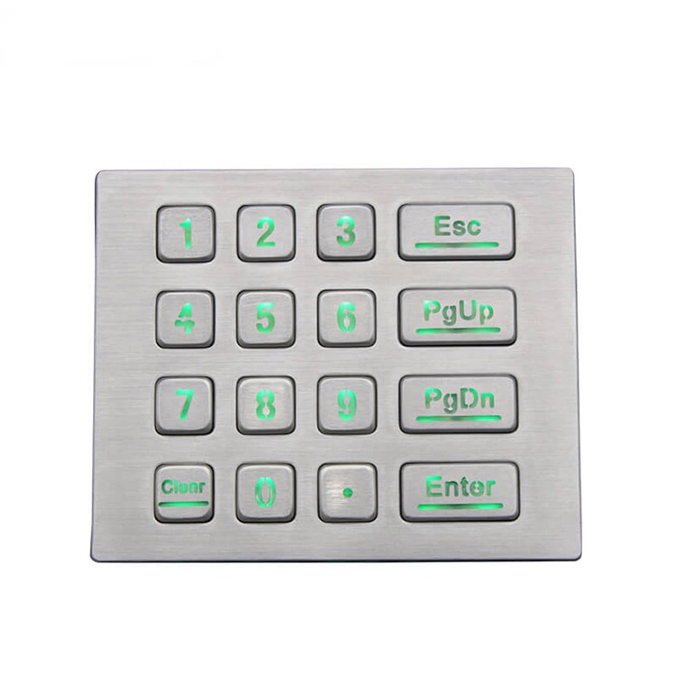 RUGGED RKP-VP-NUM-BL Backlit Stainless Steel Keypad - Image 3