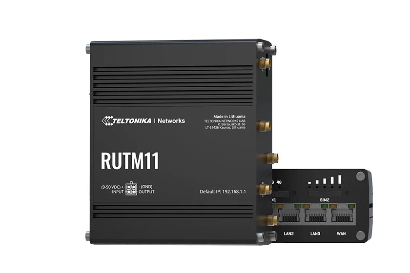 RUTM11 Teltonika Industrial 4G LTE Router