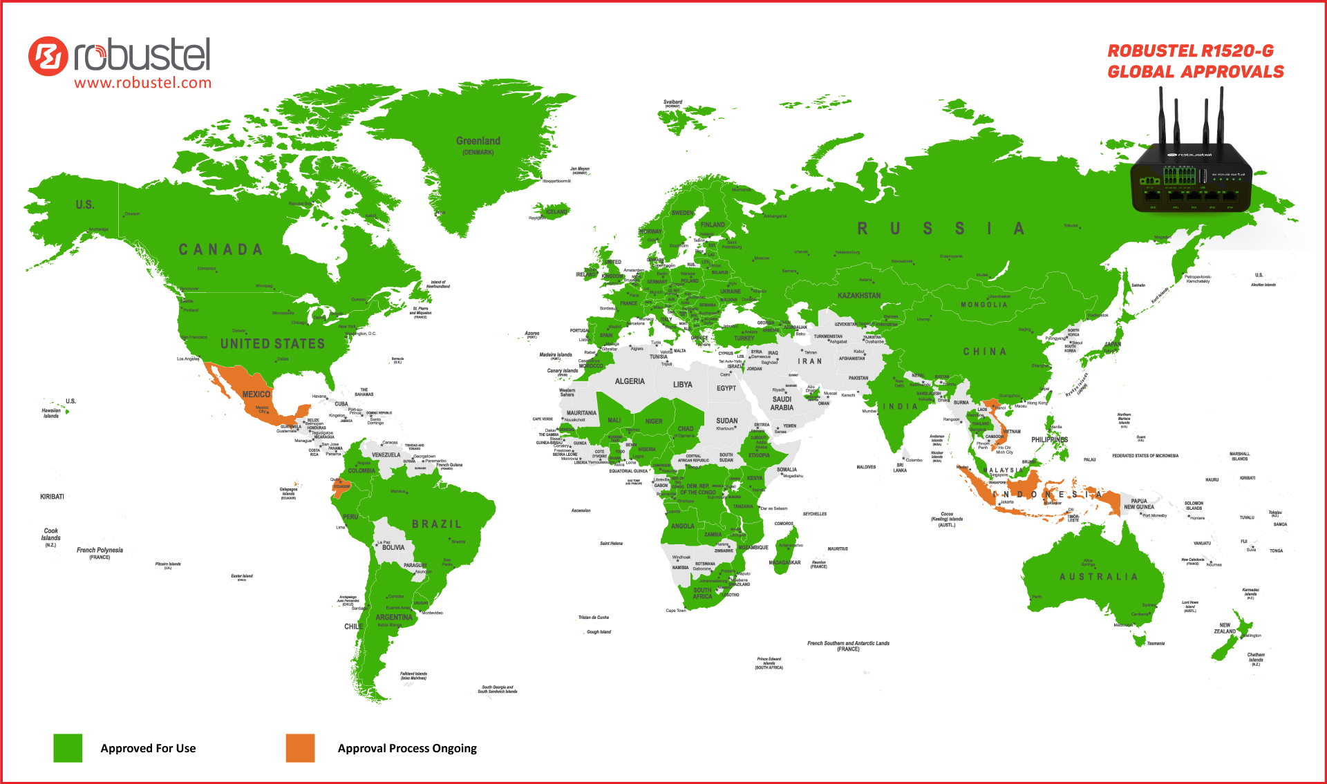 Robustel R1520 Global Cellular Router - Image 3