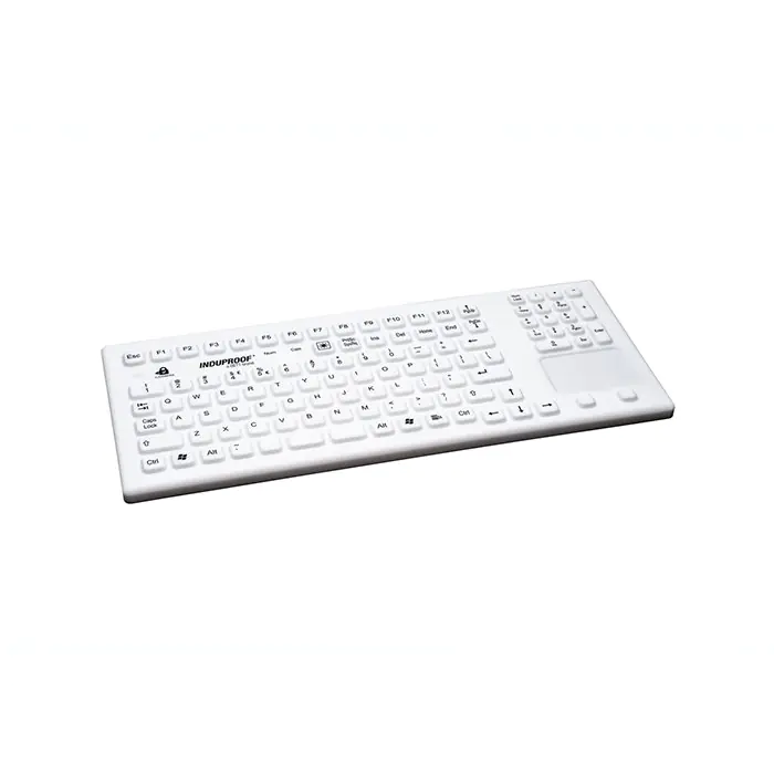 InduKey TKG-107-TOUCH-IP68-WHITE Industrial Keyboard
